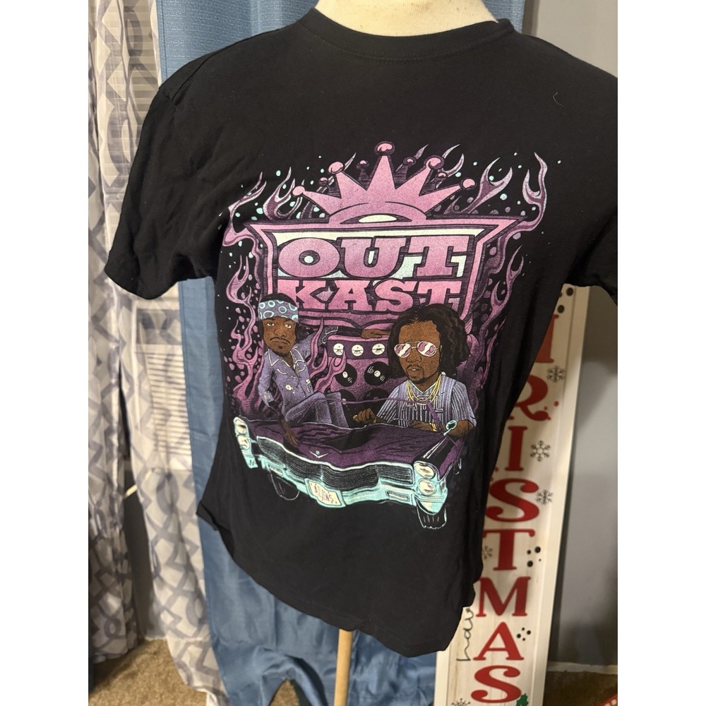 OUTKAST "Atliens‎ Cartoon" Licensed Hip Hop/Rap T-Shirt L EUC